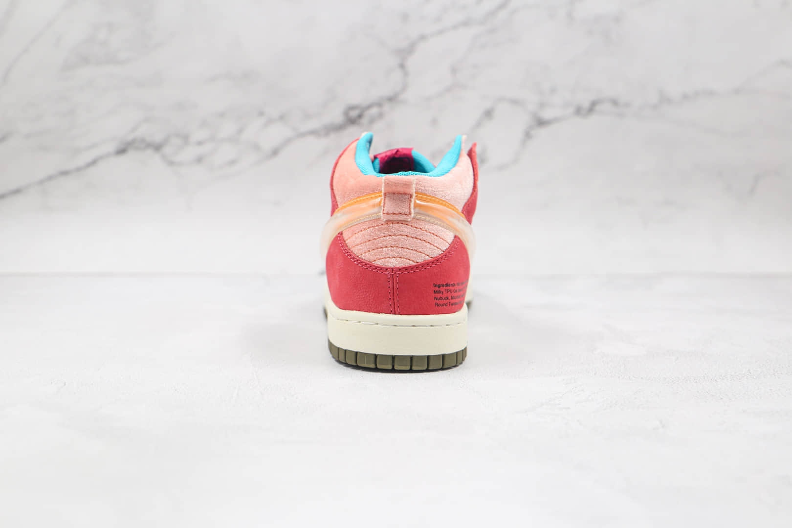 耐克Nike Dunk Low x Social Status联名款纯原版本低帮DUNK高帮粉色拼接板鞋原盒原标 货号:DJ1173-600