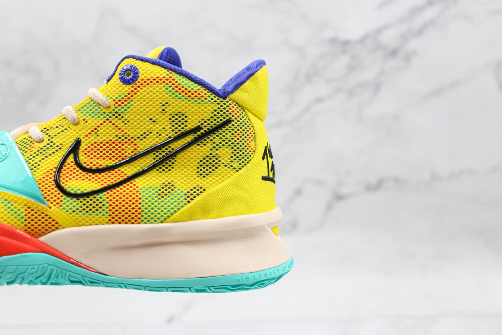 耐克Nike Kyrie 7 EP纯原版本欧文7代电动黄色篮球鞋内置气垫支持实战 货号：CT4080-700