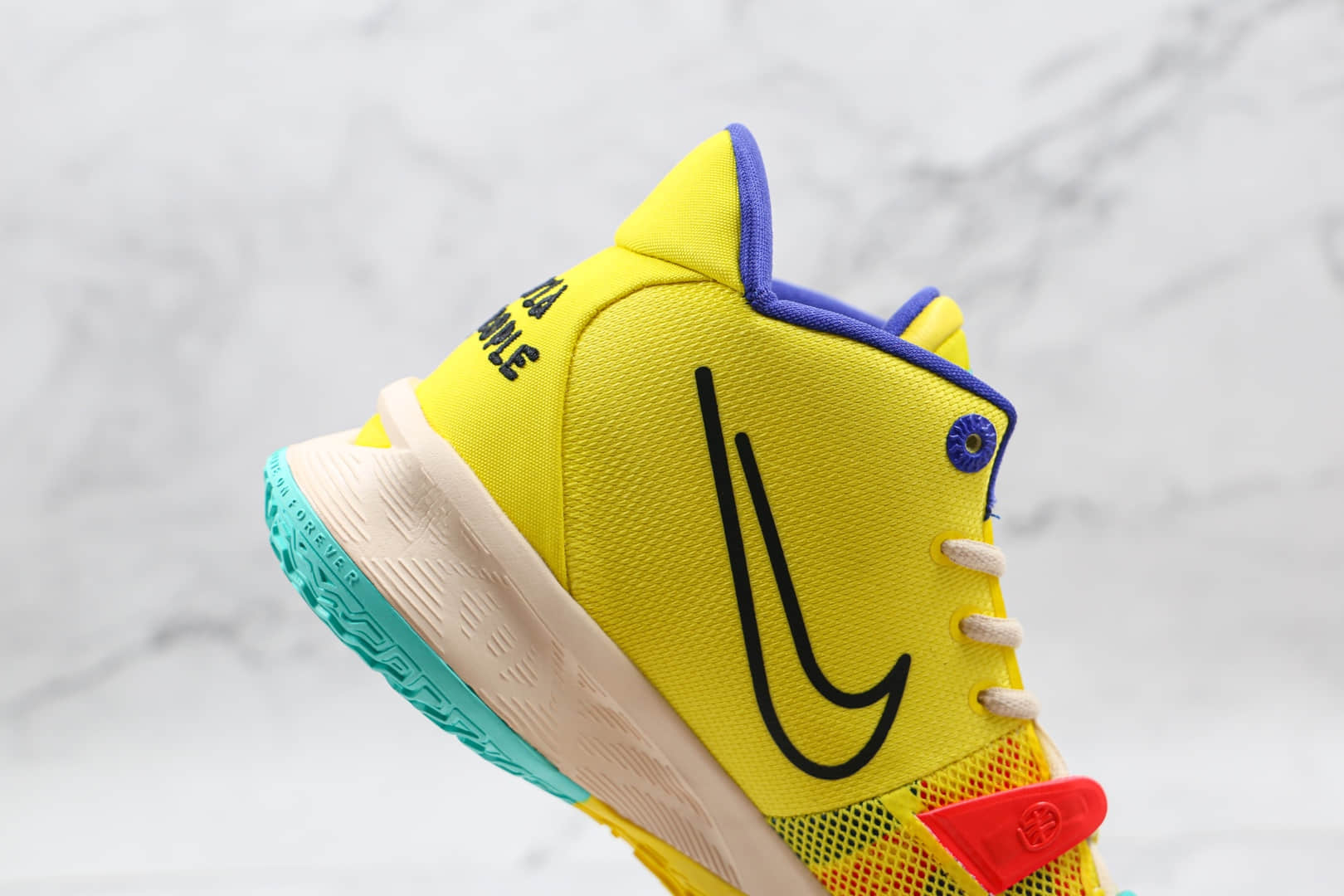 耐克Nike Kyrie 7 EP纯原版本欧文7代电动黄色篮球鞋内置气垫支持实战 货号：CT4080-700