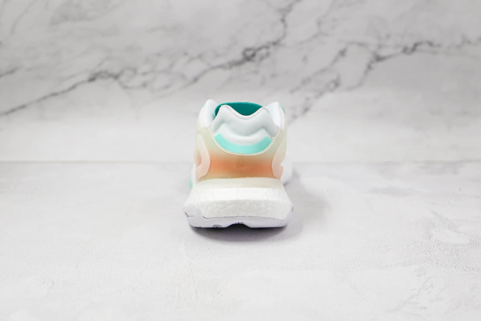 阿迪达斯Adidas Day Jogger 2021 Boost纯原版本夜行者二代网面白绿粉渐变色爆米花跑鞋原盒原标 货号:GW4910