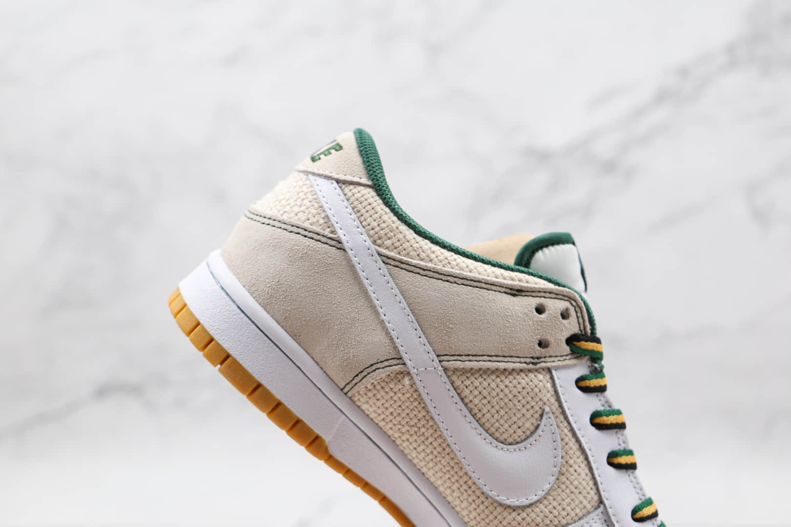 耐克NIKE DUNK SB LOW纯原版本低帮SB DUNK夏威夷白黄色帆布板鞋内置后跟Zoom气垫 货号：308608-011