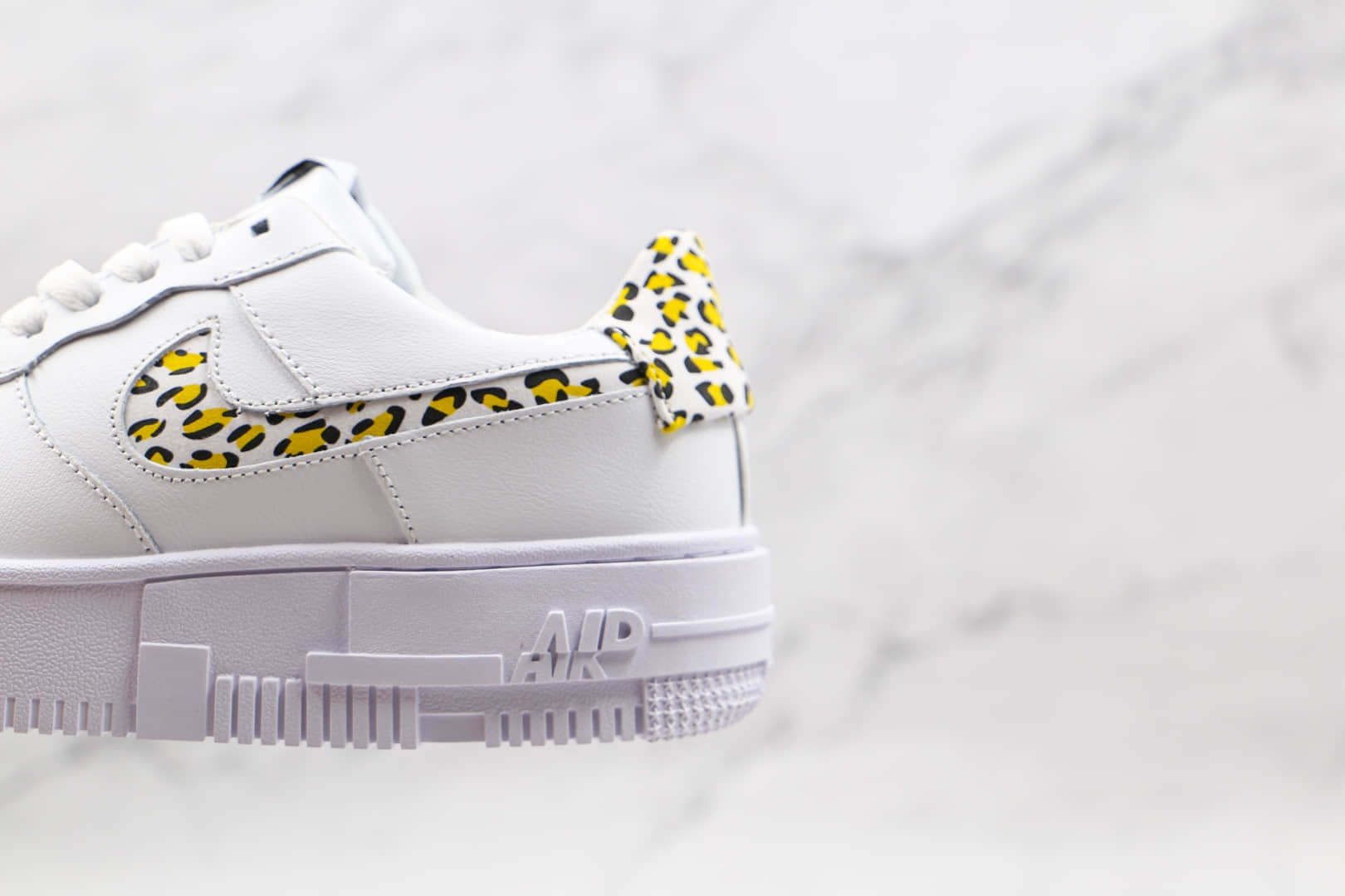 耐克Nike AIR FMRCE 1 PIXEL SE纯原版本低帮空军一号豹纹解构板鞋原楦头纸板打造 货号:DH9632-101