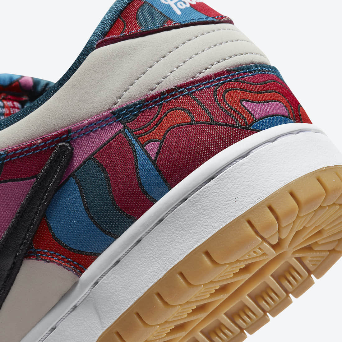 视觉抢眼！全新Parra x Nike SB Dunk Low月底发售！ 货号：DH7695-600