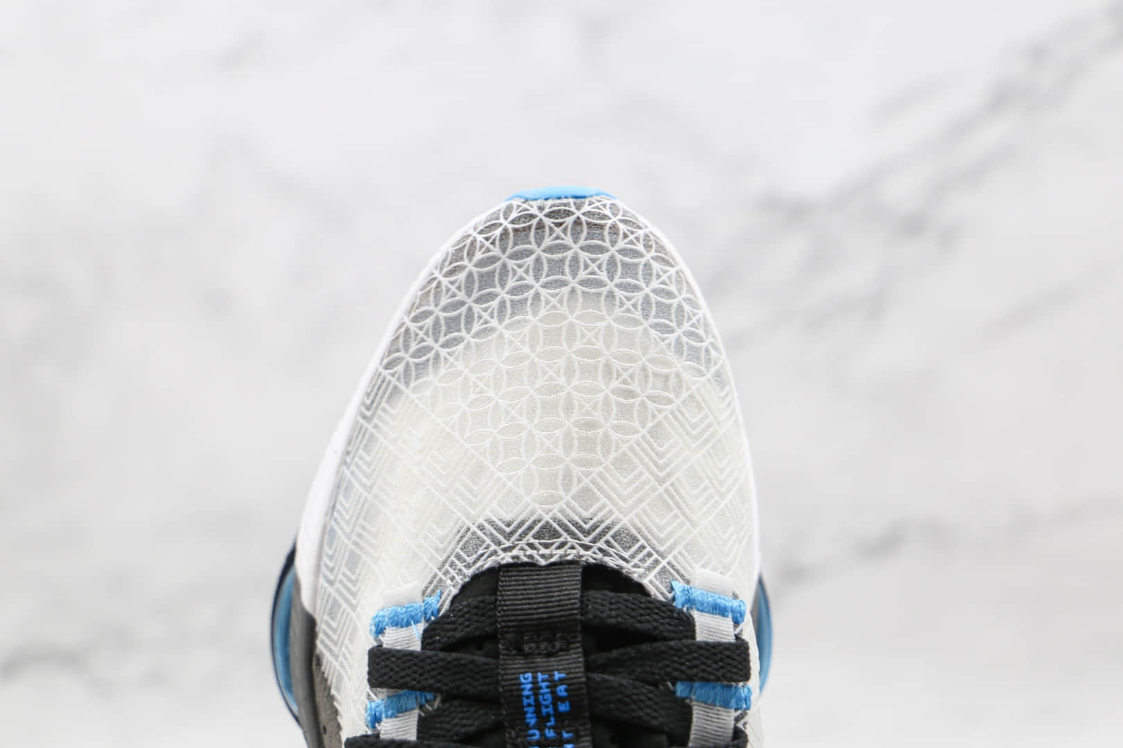 乔丹Air Jordan zoom renegade纯原版本半透明白灰色蝉翼跑鞋原楦头纸板打造 货号：CJ5383-101