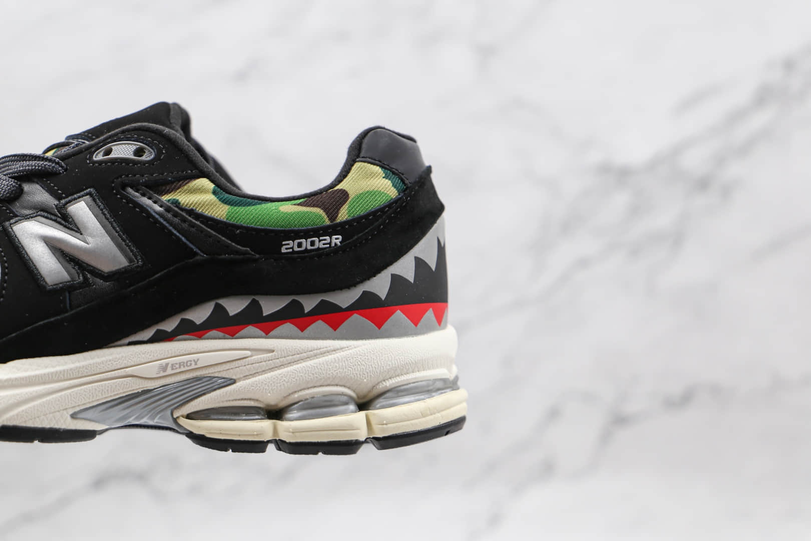 新百伦New Balance 2002R纯原版本黑迷彩复古NB2002R慢跑鞋原盒原标 货号:M2002RBF