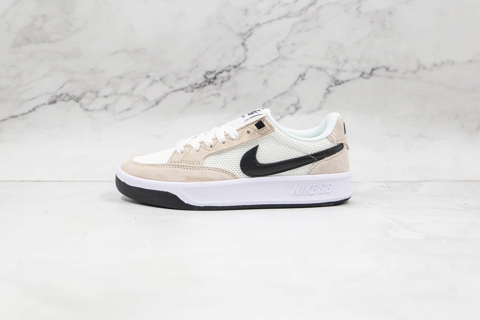 耐克Nike SB Adversary PRM纯原版本厚底低帮SB奶茶色黑钩板鞋原档案数据开发 货号:CJ0887-100