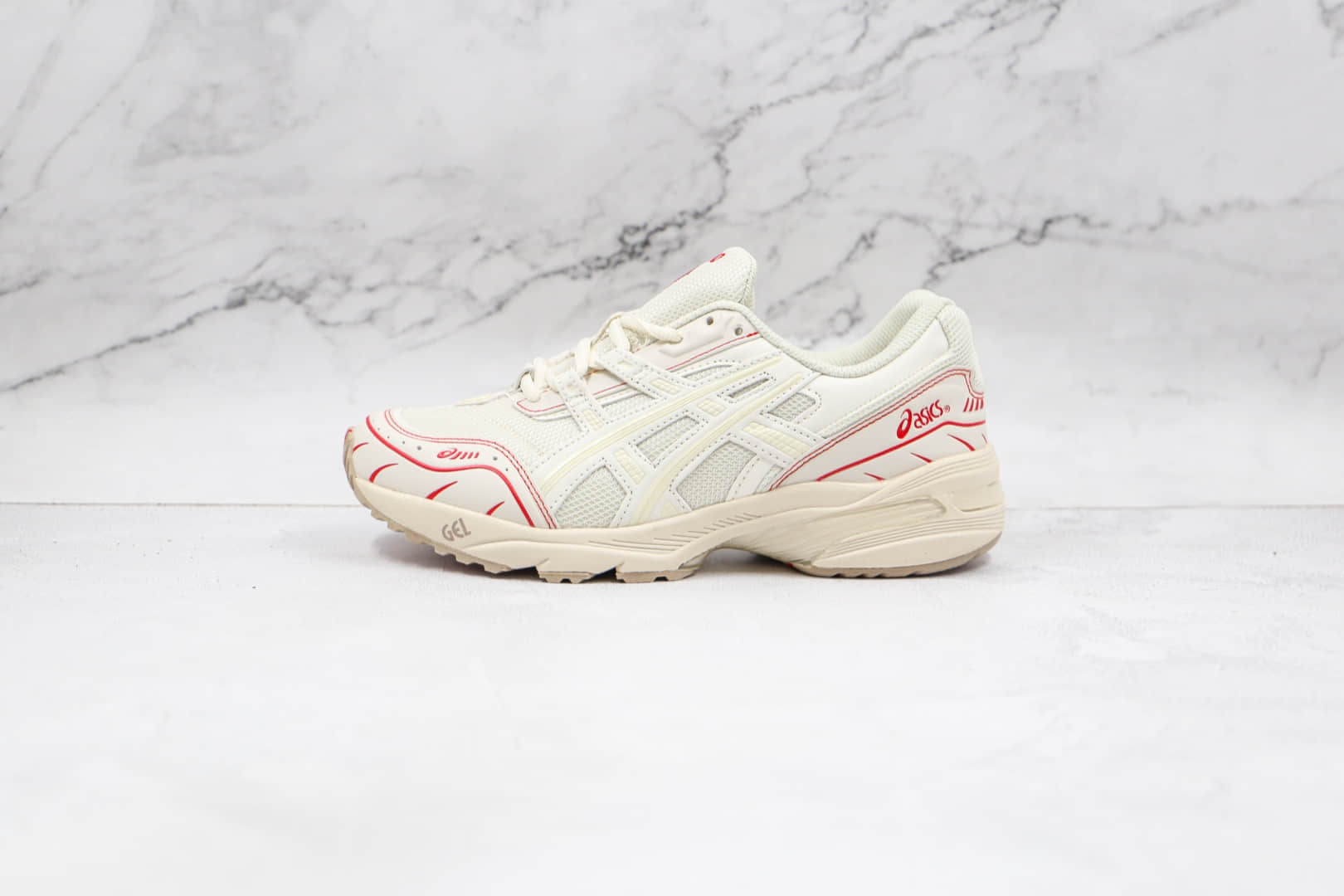 亚瑟士ASICS GEL 1090 The Nature Fan纯原版本白红色越野跑鞋原档案数据开发 货号:1203A159-200