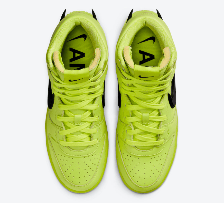 Ambush x Nike Dunk Hi“荧光绿”官图释出！月底登场！ 货号：CU7544-300