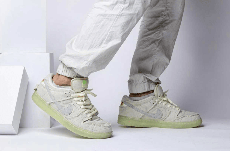 夜光效果超酷炫!Nike SB Dunk“木乃伊”最新实物上脚图释出! 货号:DM0774-111