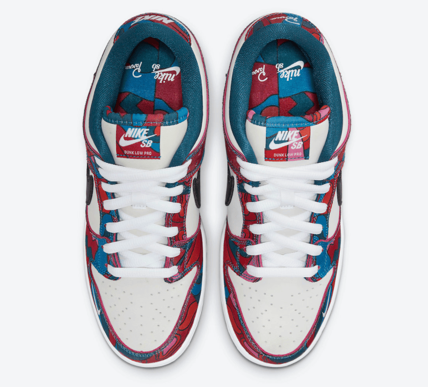 视觉抢眼！全新Parra x Nike SB Dunk Low月底发售！ 货号：DH7695-600