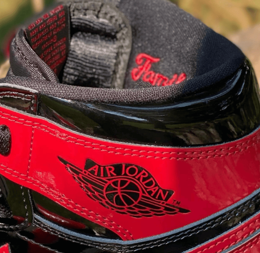 全新黑红漆皮AJ1“Bred Patent”实物曝光!酷炫十足! 货号:555088-063