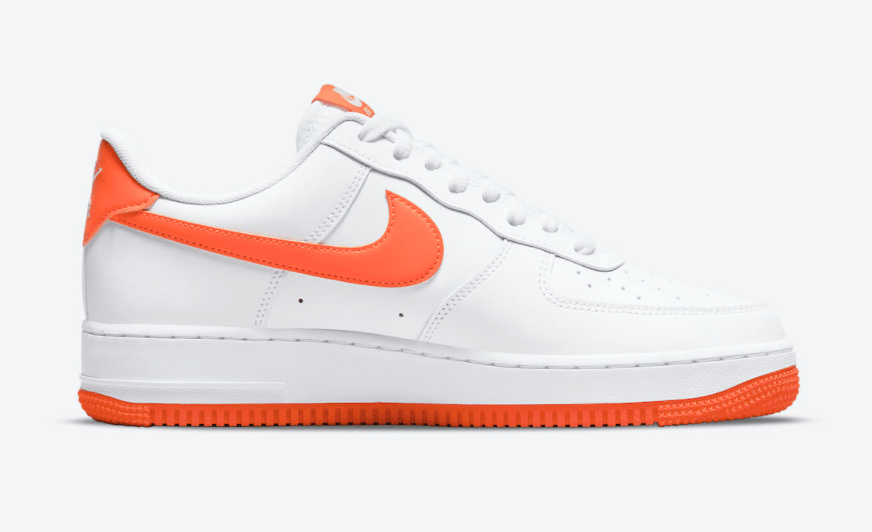 活力白橙配色!全新Nike AF1即将登场! 货号:DC2911-101