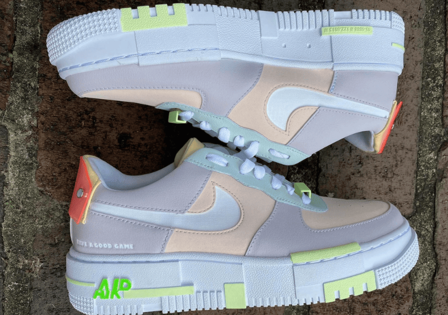 电竞主题!马卡龙解构!全新LPL x Nike AF1 Pixel首度曝光!