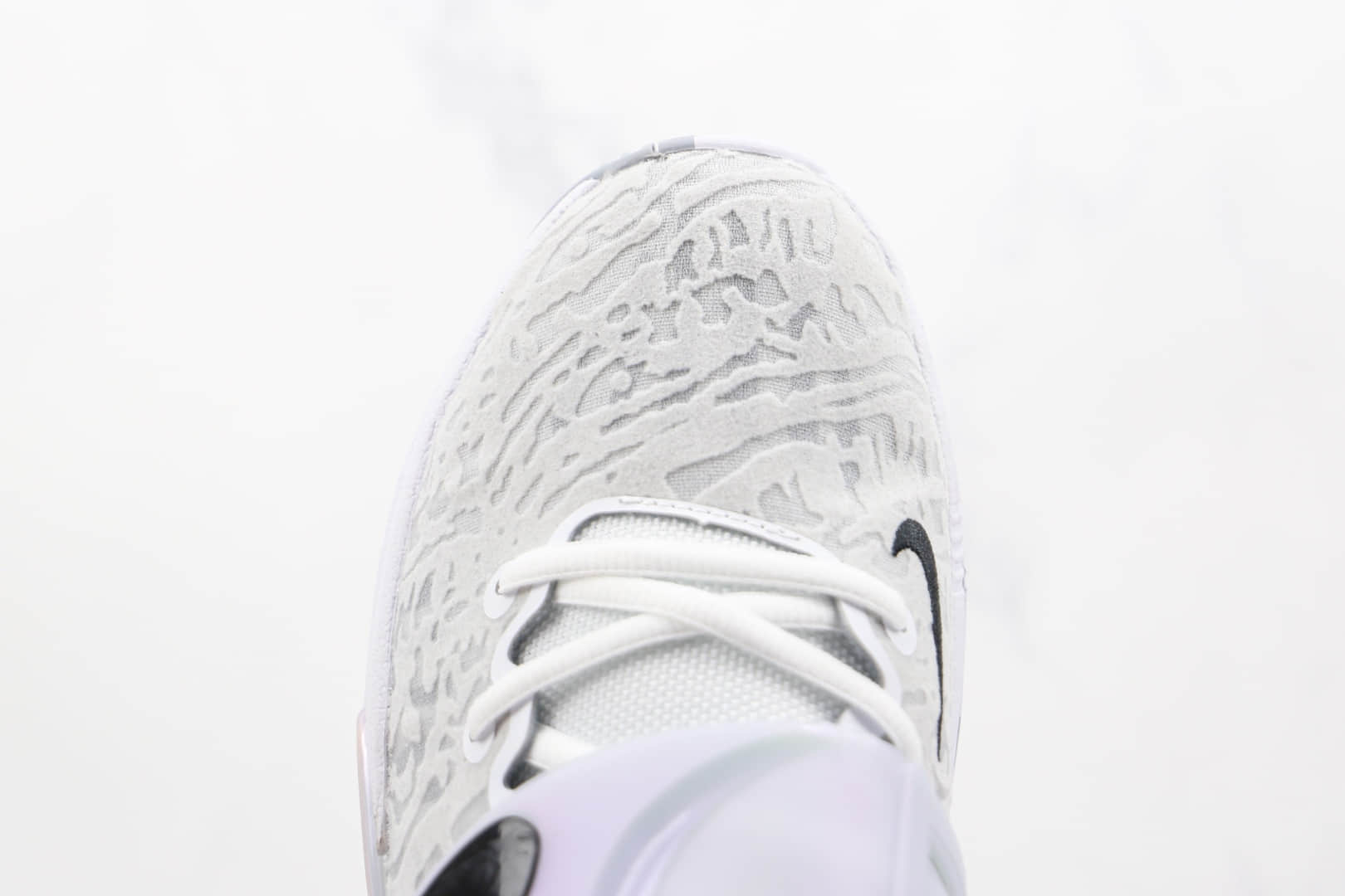 耐克Nike Zoom KD 14纯原版本杜兰特14代白灰色篮球鞋原楦头纸板打造支持实战 货号:CZ0170-100