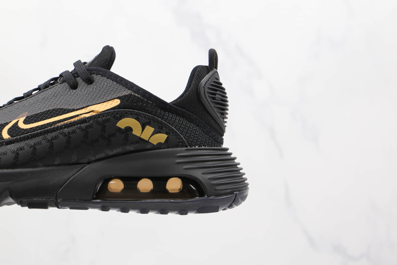 耐克Nike Air Max 2090纯原版本网面黑金色Max2090气垫鞋原档案数据开发 货号：DC4120-001