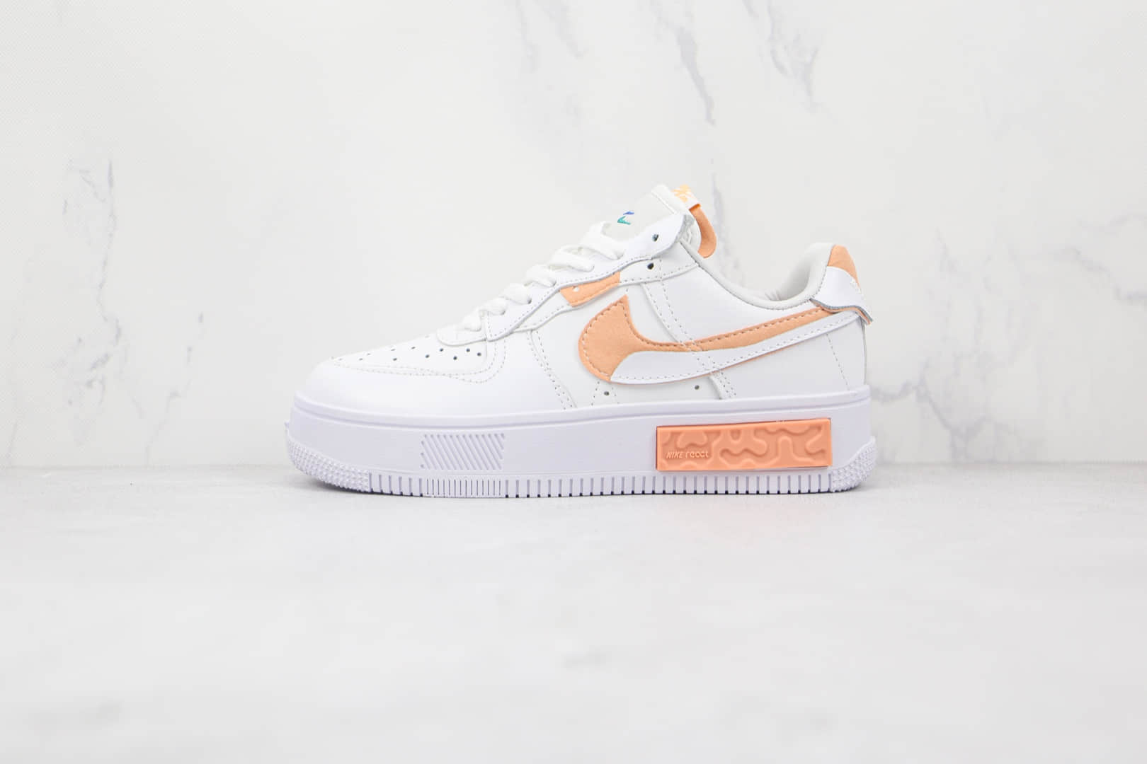 耐克Nike Air Force 1 Fontanka纯原版本低帮空军一号Fontanka联名白橙色板鞋原盒原标 货号:DA7024-105