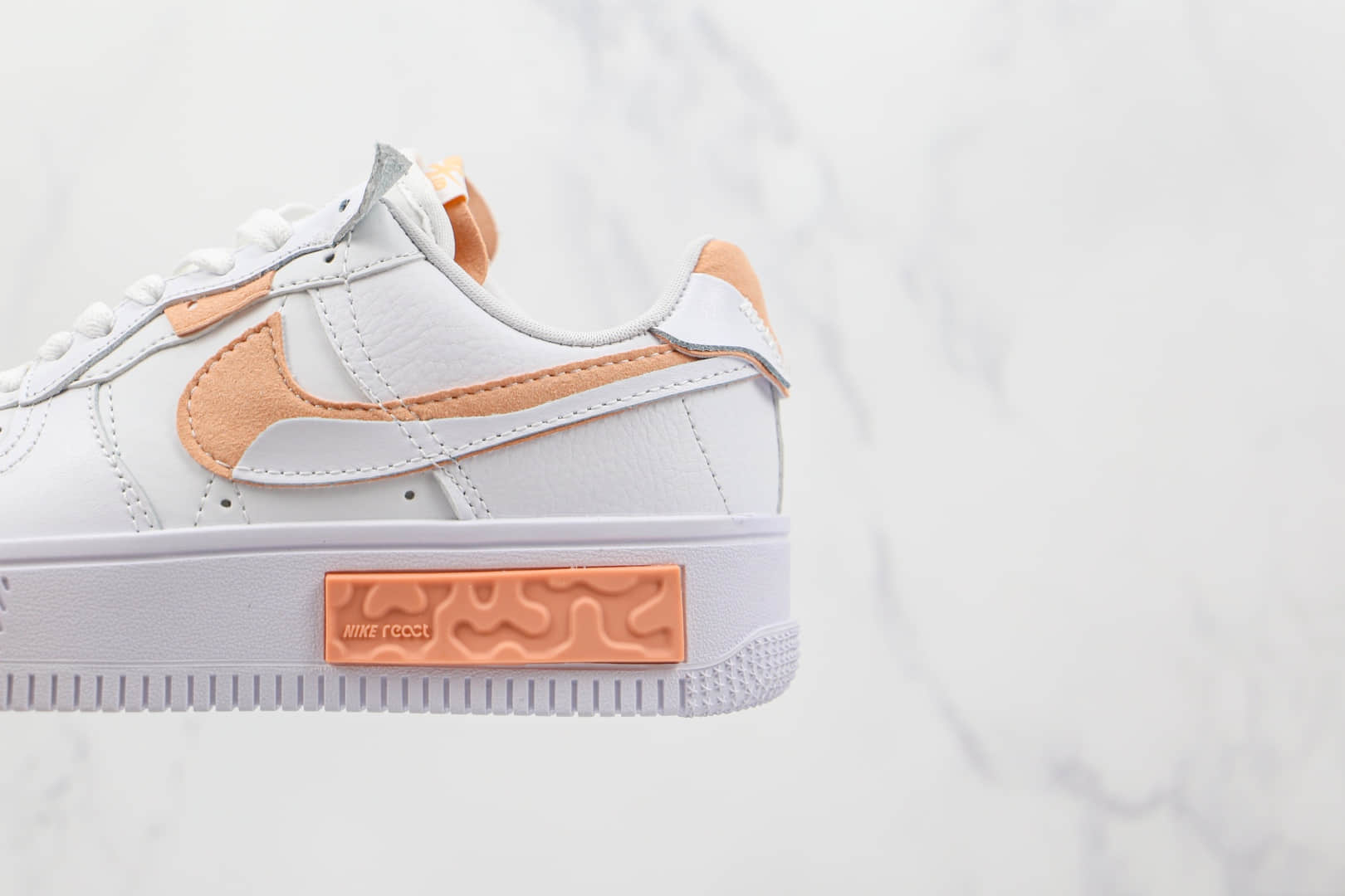 耐克Nike Air Force 1 Fontanka纯原版本低帮空军一号Fontanka联名白橙色板鞋原盒原标 货号:DA7024-105
