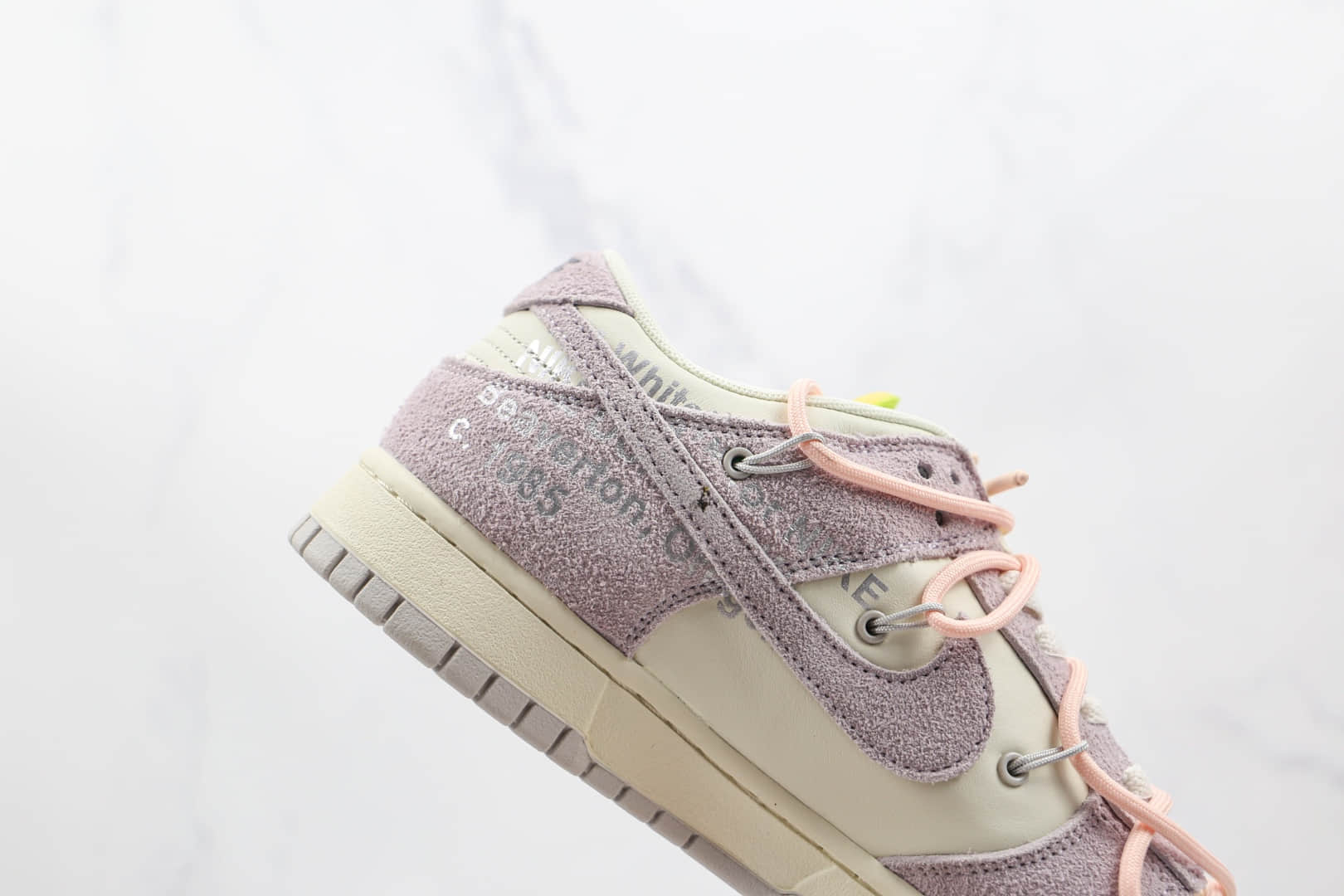 耐克Nike Dunk Low 50 x Off-White联名款纯原版本低帮香芋紫DUNK板鞋原楦头纸板打造 货号:DJ0950-100