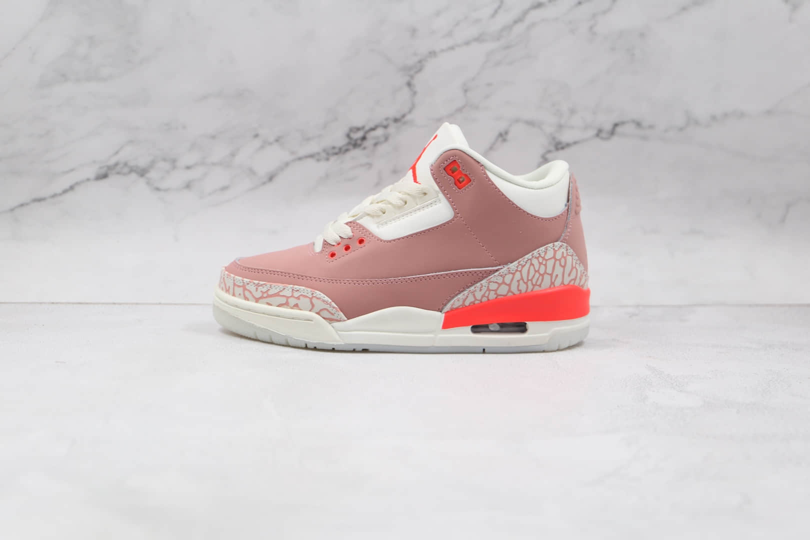 乔丹Air Jordan 3 Rust Pink公司级版本绣粉色AJ3篮球鞋原盒原标原楦头纸板打造 货号:CK9246-600