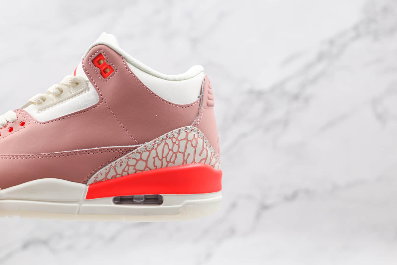 乔丹Air Jordan 3 Rust Pink公司级版本绣粉色AJ3篮球鞋原盒原标原楦头纸板打造 货号:CK9246-600