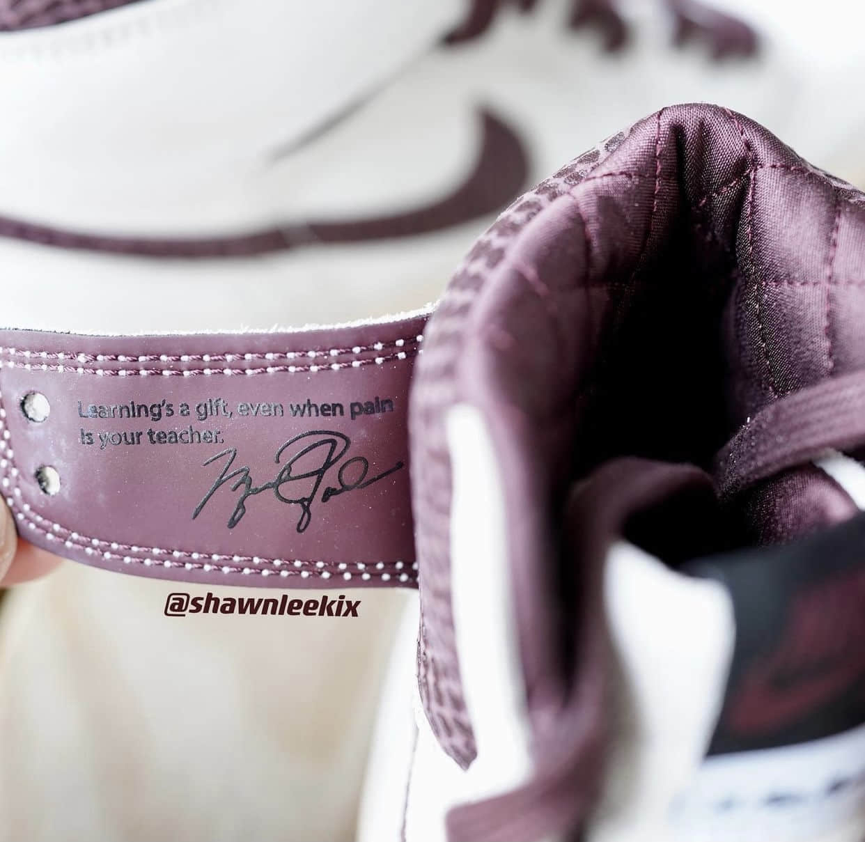 AMM x AJ1最新实物曝光!蛇纹细节+超高质感!