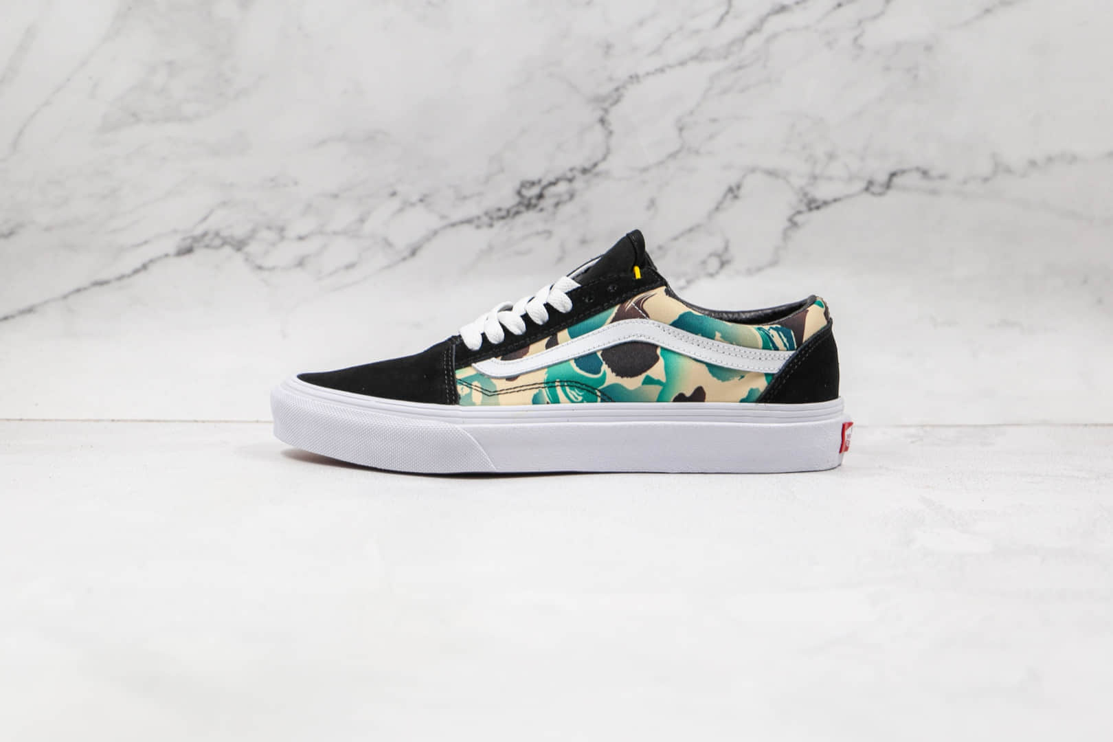 万斯Vans Old Skool公司级版本低帮板鞋迷彩侧边条纹工艺硫化一比一 货号:VN0A38DMU21