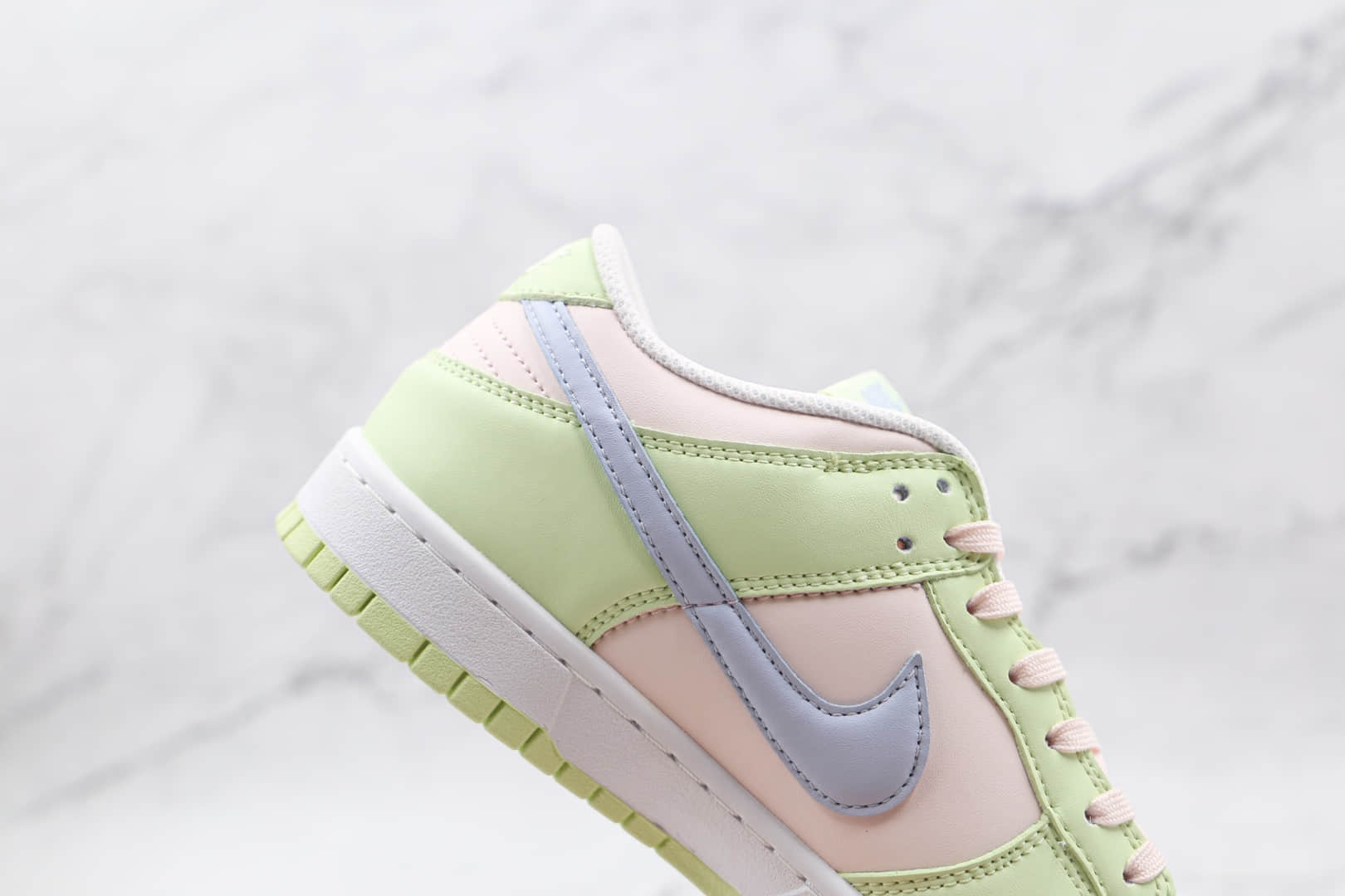 耐克Nike Dunk Low “Light Soft Pink”纯原版本低帮Dunk冰柠黄粉原装头层打造 货号:DD1503-600