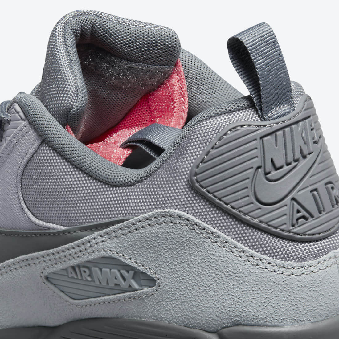 鞋舌带兜！全新Nike Air Max 90 Surplus“狼灰”首度曝光！ 货号：DC9389-001