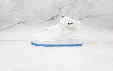 耐克Nike Air Force 1 07纯原版本中帮空军一号纯白紫外线变色板鞋原鞋开模一比一 货号:DA8301-102