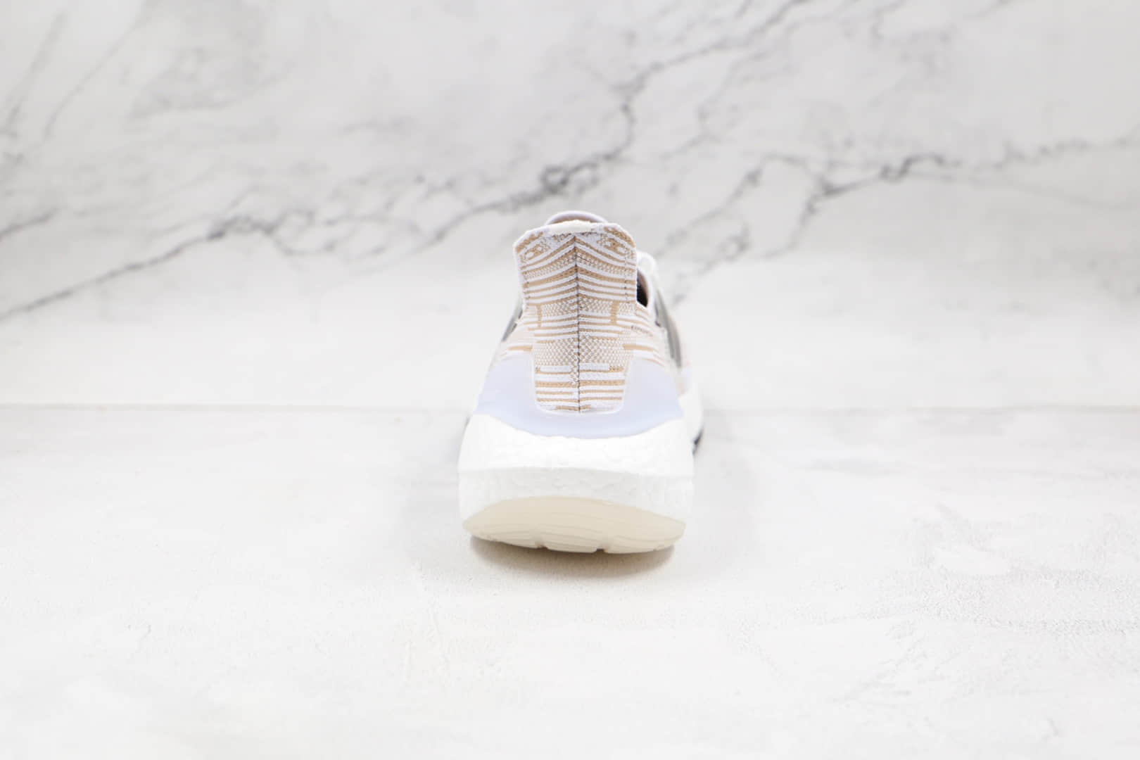 阿迪达斯Adidas ultra boost 2021纯原版本白卡其色UB7.0爆米花跑鞋原楦头纸板打造 货号：FY0838