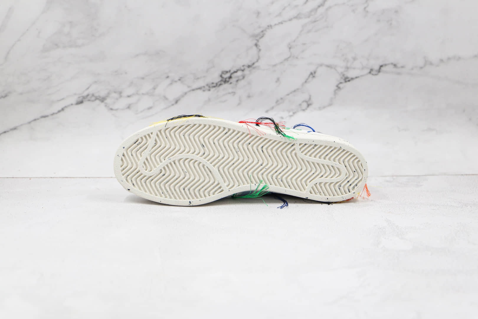 阿迪达斯Adidas Originals x Sean Wotherspoon联名款纯原版本贝壳头刺绣毛边五彩花朵流苏花卉小花板鞋原楦头纸板打造 货号:FZ4724