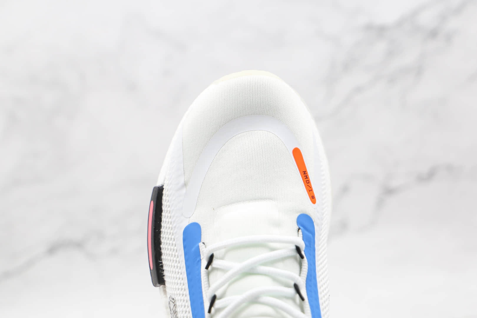 阿迪达斯Adidas NMD R1 V2纯原版本三叶草NMD白蓝色爆米花跑鞋原盒原标 货号:FZ3209