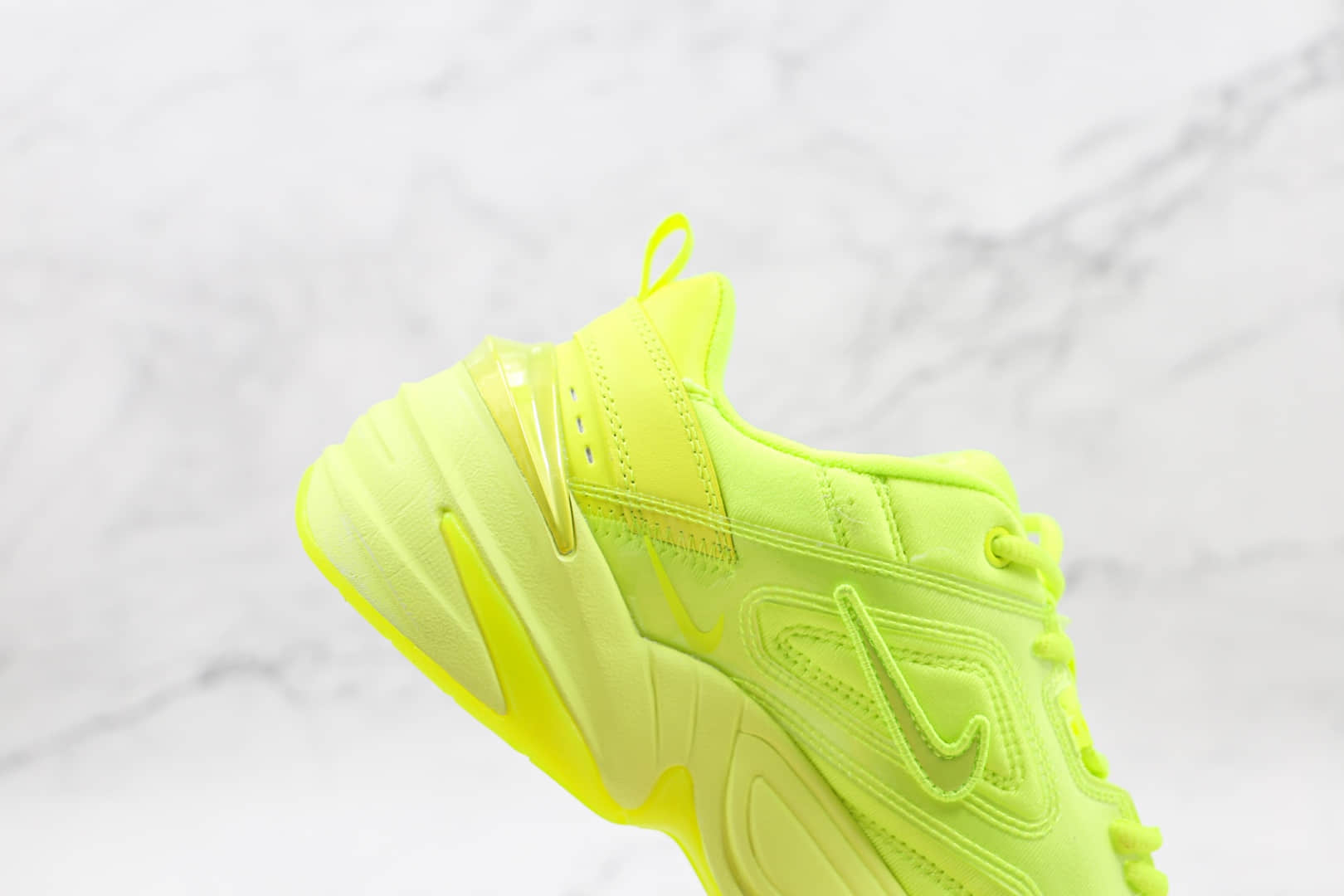 耐克Nike Air Monarch M2K纯原版本复古老爹鞋M2K荧光绿慢跑鞋原盒原标 货号:CI5749-777