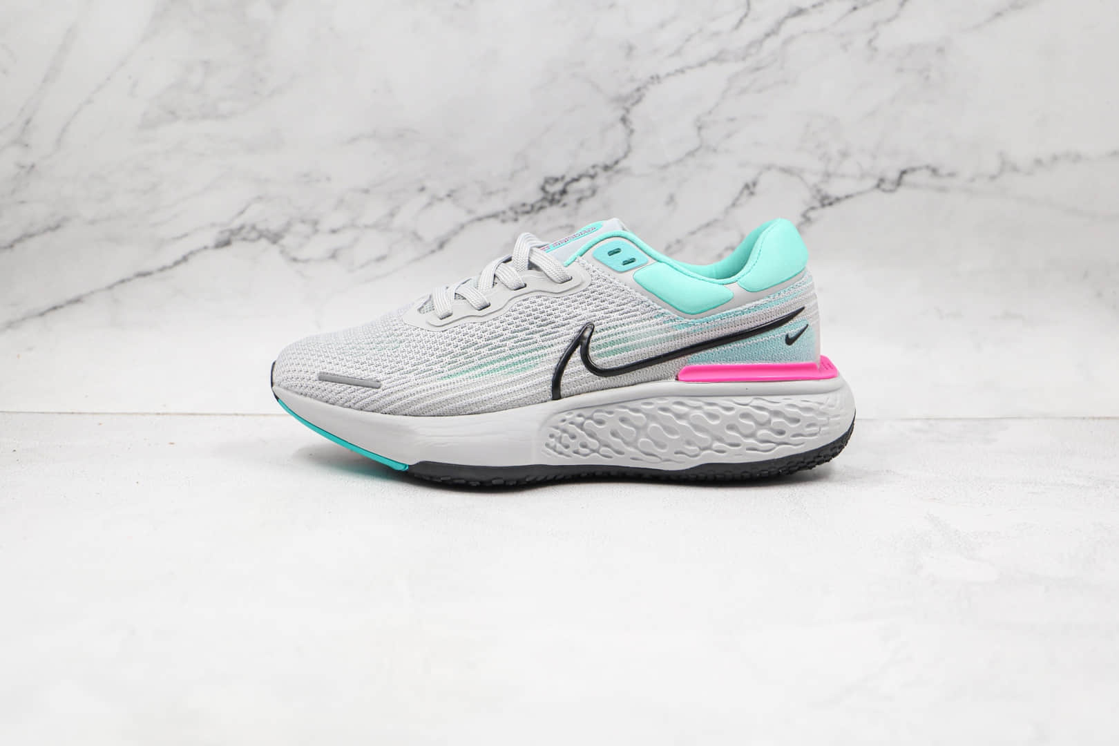 耐克Nike ZoomX Invincible Run FK纯原版本网面透气灰色慢跑鞋原楦头纸板打造 货号：CT2228-003