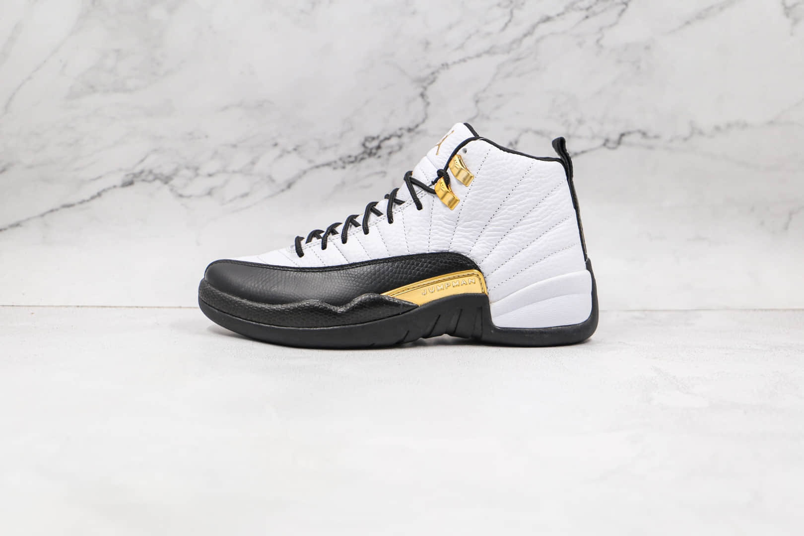 乔丹Air Jordan 12纯原版本黑白金色AJ12篮球鞋原档案数据开发 货号:CT8013-170