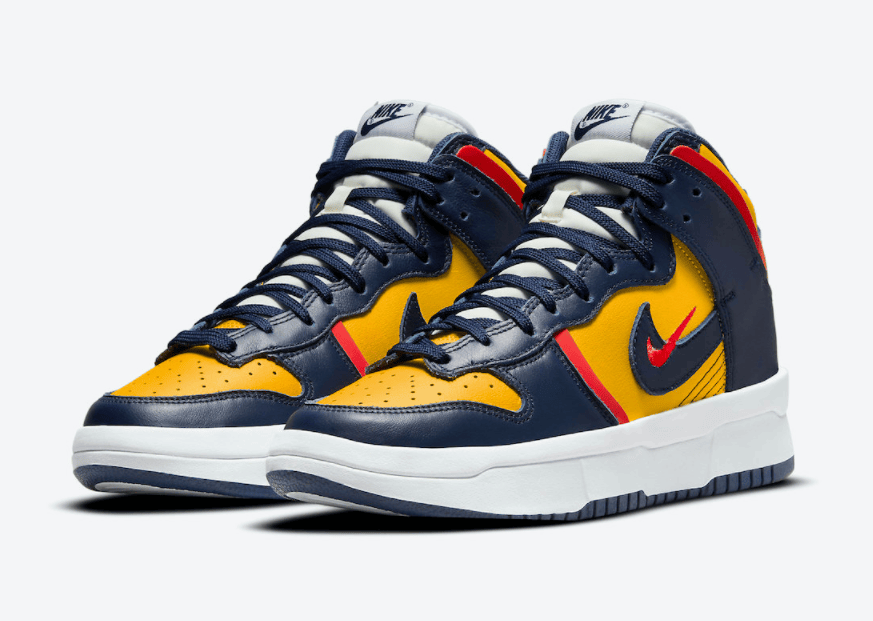 Dunk升级!加厚大底!全新Nike Dunk High Rebel密歇根配色即将登场! 货号:DH3718-701
