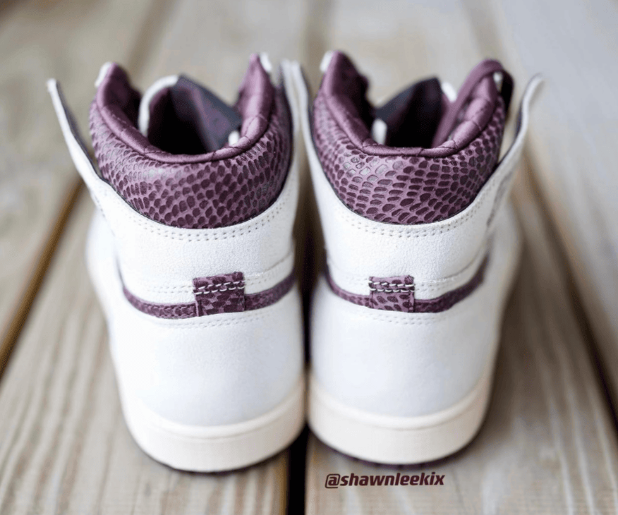 AMM x AJ1最新实物曝光!蛇纹细节+超高质感!