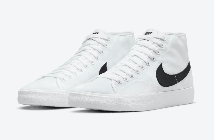 简约白黑!全新Nike SB Blazer Court Mid首度曝光! 货号:DC8901-100