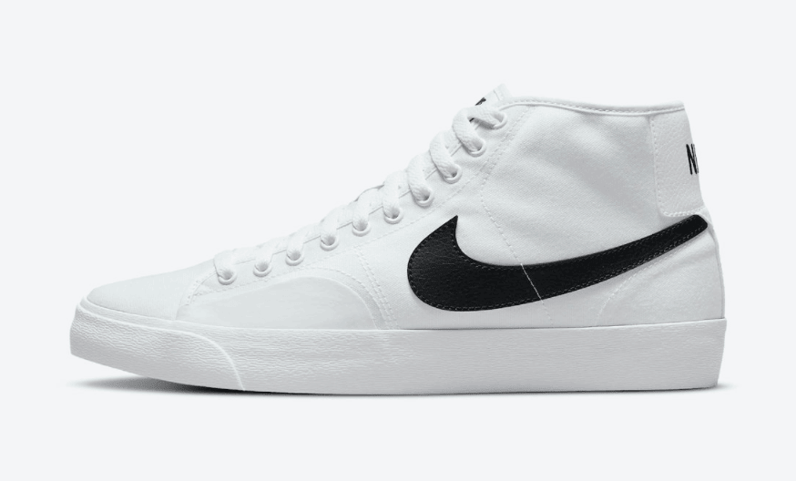 简约白黑!全新Nike SB Blazer Court Mid首度曝光! 货号:DC8901-100