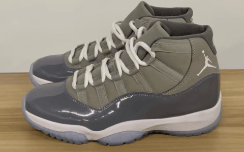 AJ11酷灰释出最新实物!不愧是“大魔王”! 货号:CT8012-005