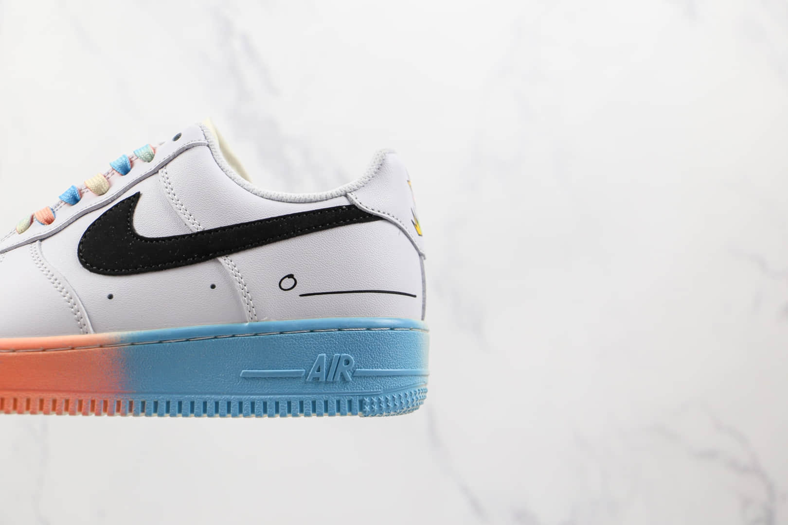 耐克Nike Air Force 1 Low 07纯原版本低帮空军一号白红蓝电玩涂鸦板鞋内置气垫 货号:DJ4679-101
