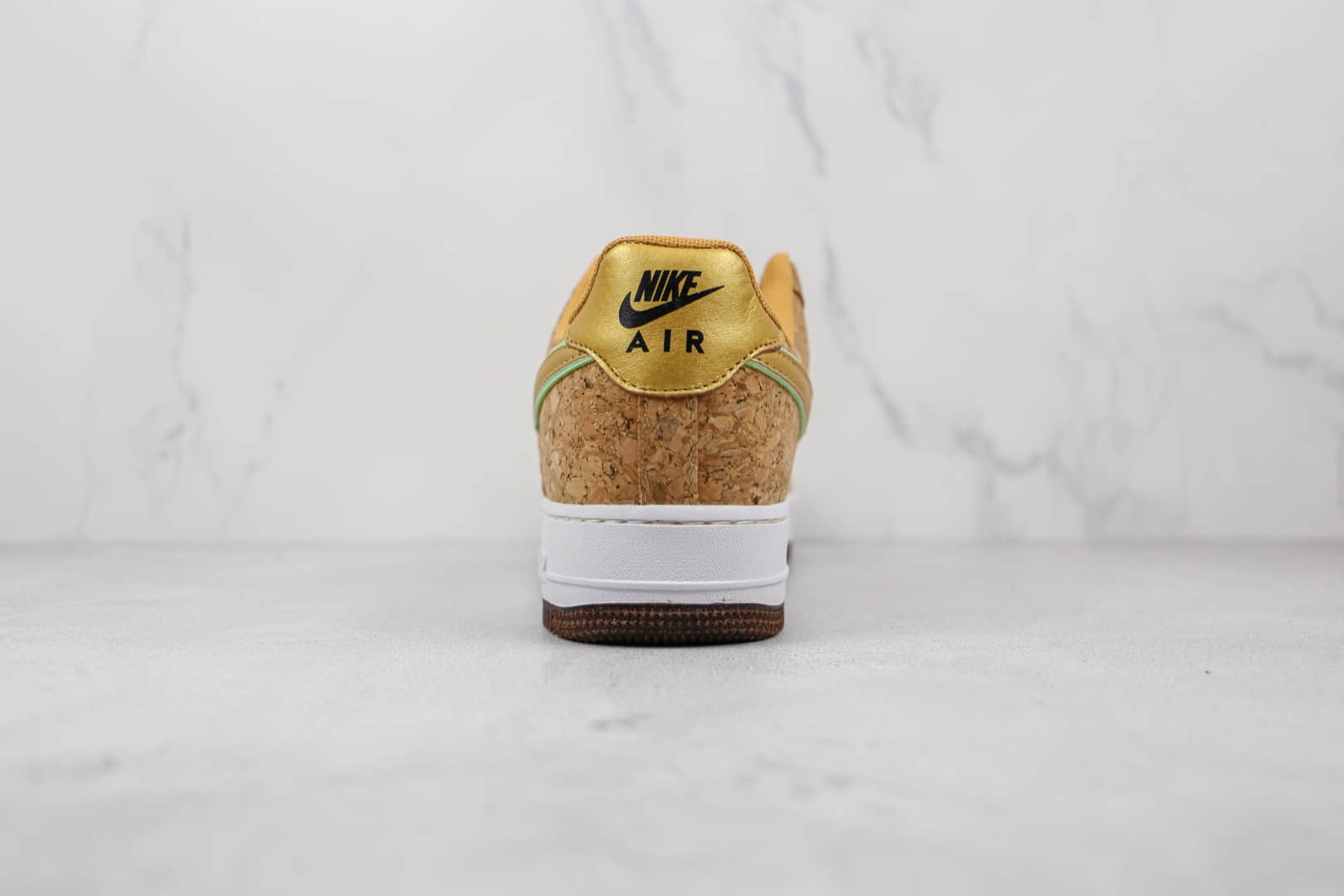 耐克Nike Air Force 1 07纯原版本低帮空军一号卡其色木屑配色板鞋原档案数据开发 货号:CZ0338-200