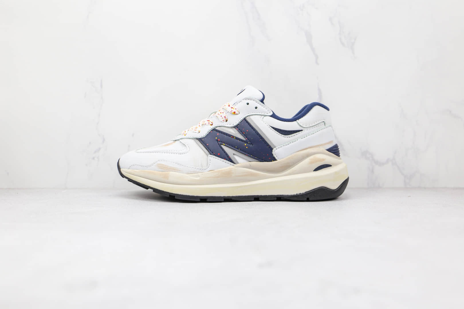 新百伦New Balance 5740纯原版本网面黑白泼墨NB5740慢跑鞋原鞋开模一比一打造 货号:M5740FD1
