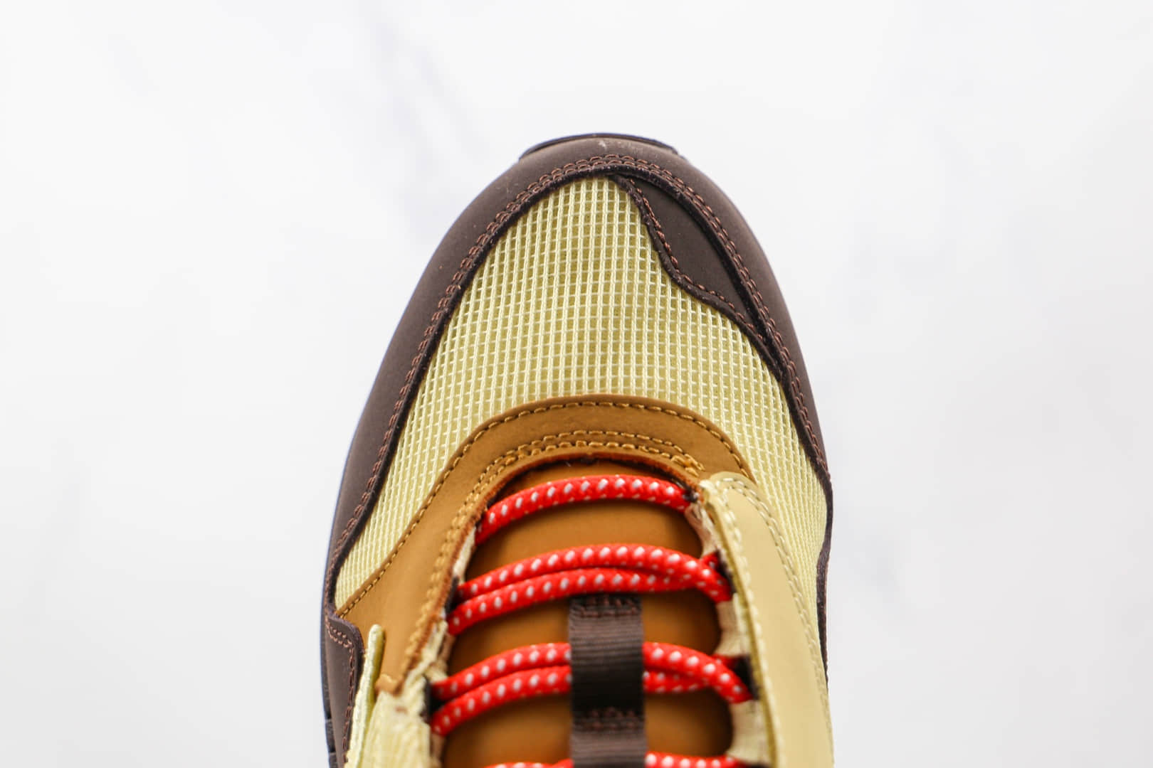 耐克Nike Air Max 1 Cactus Jack x Travis Scott联名款纯原版本倒勾米褐色气垫鞋原档案数据开发 货号:DO9392-200