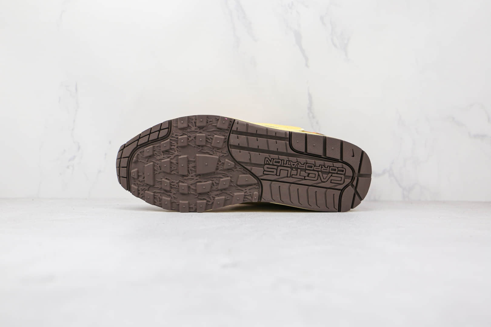 耐克Nike Air Max 1 Cactus Jack x Travis Scott联名款纯原版本倒勾米褐色气垫鞋原档案数据开发 货号:DO9392-200