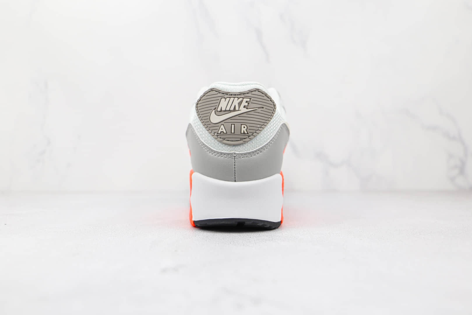 耐克Nike Air Max 90纯原版本白灰红色半掌气垫Max90气垫鞋原档案数据开发 货号:CT4352-103