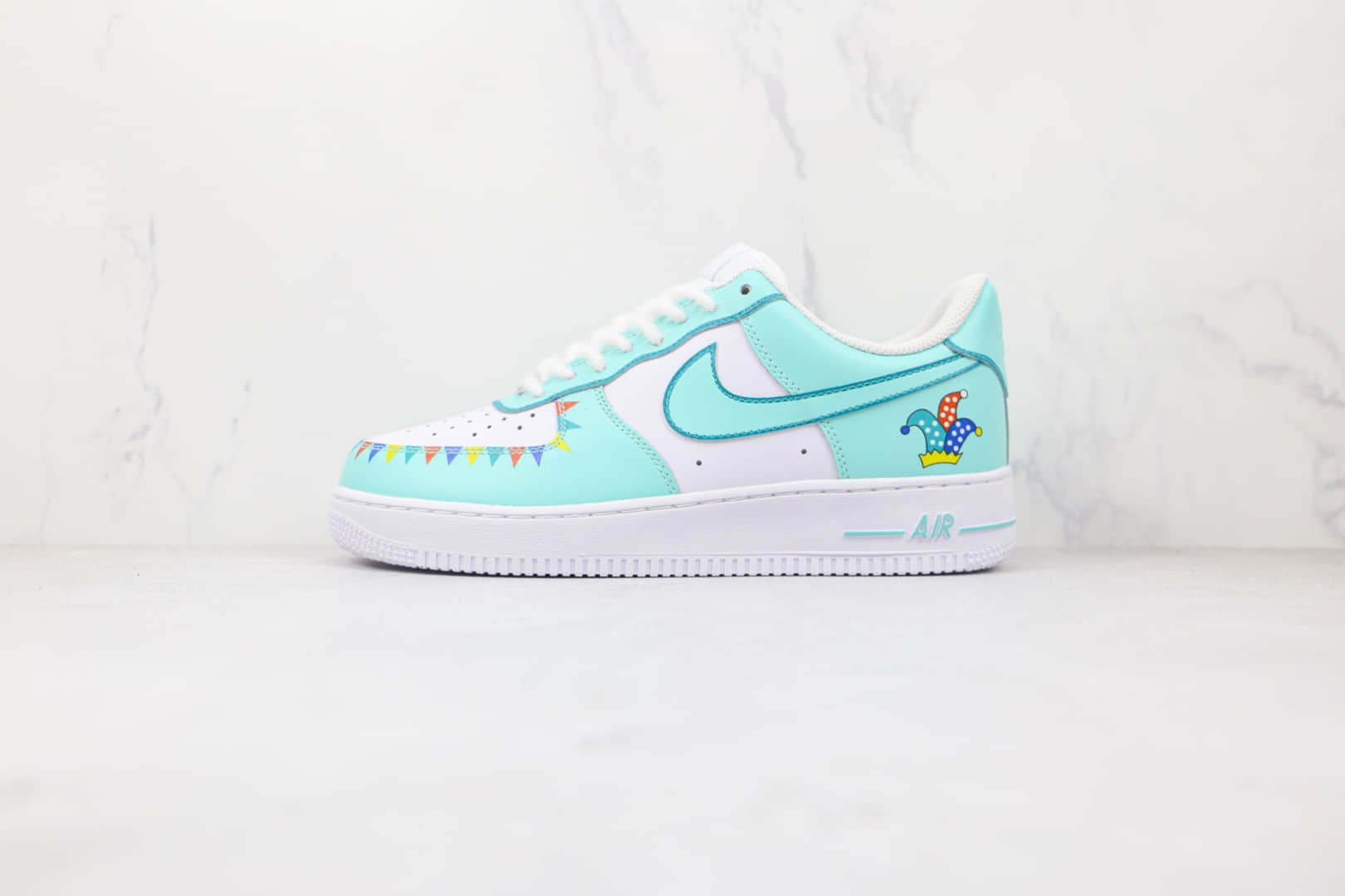耐克Nike Air Force 1 Low 07纯原版本低帮空军一号蒂芙尼绿气球涂鸦板鞋内置气垫 货号:CW2288-111