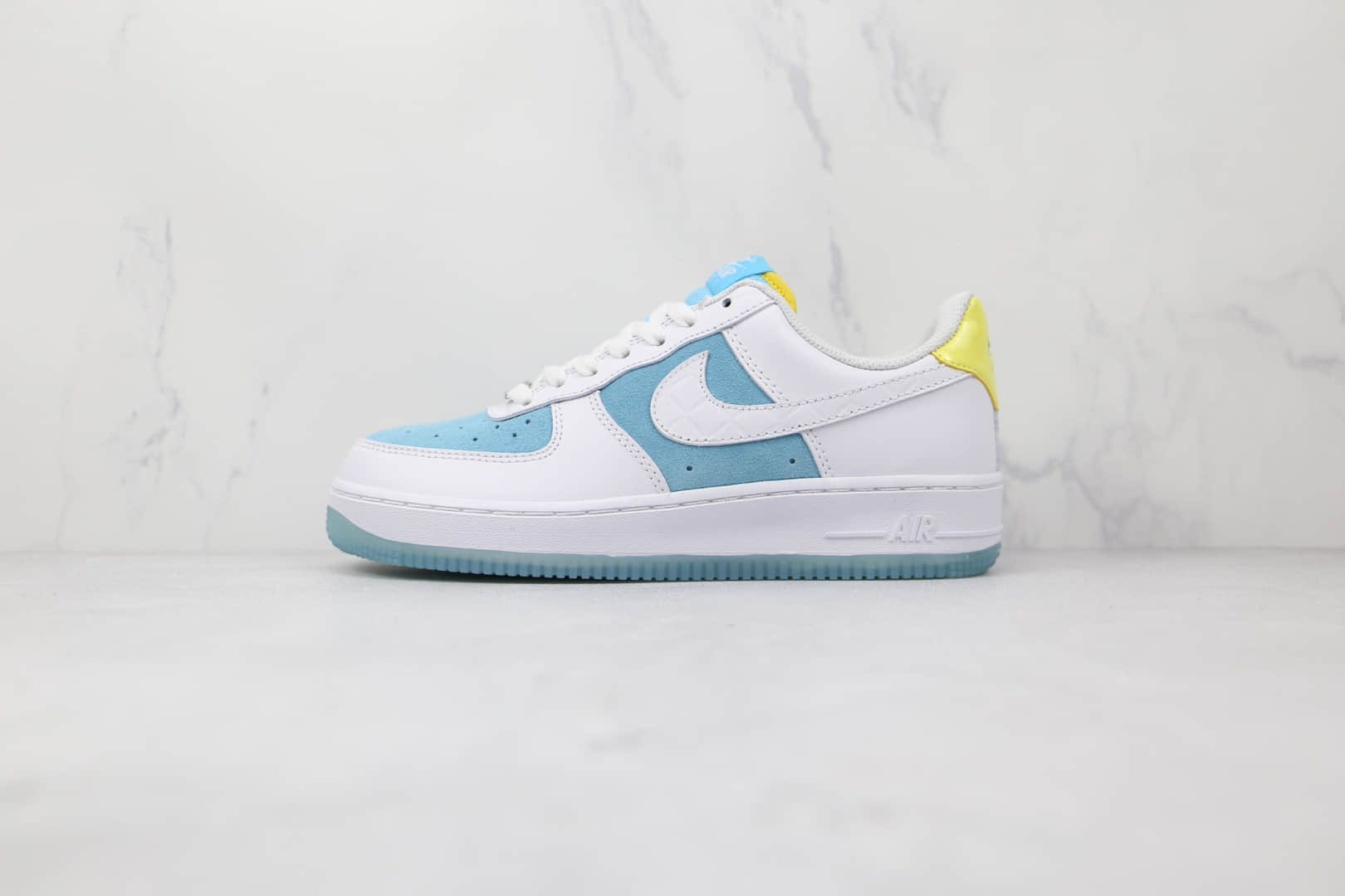 耐克Nike Air Force 1 Low '07 LAGOON PULSE纯原版本低帮空军一号汤达人联名款白蓝色板鞋内置气垫 货号:AA7687-400