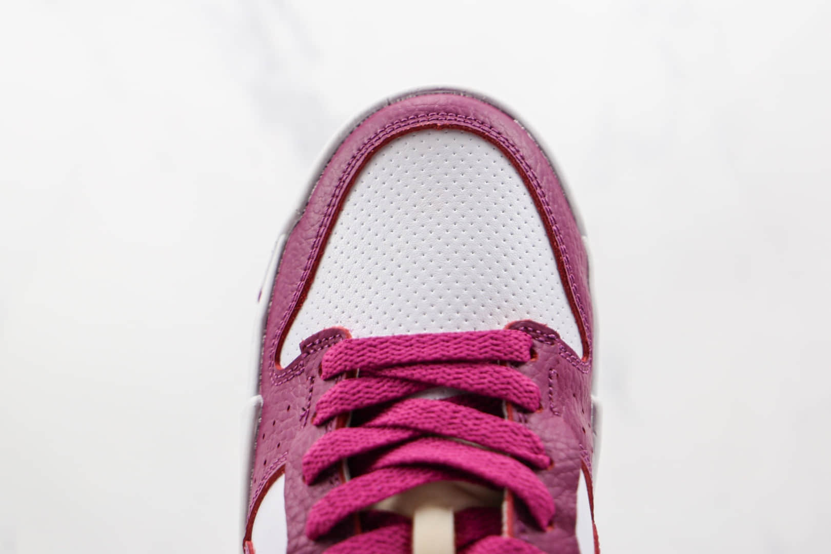 耐克Nike Dunk Low Disrupt纯原版本低帮DUNK解构酒红白红色板鞋原楦头纸板打造 货号:DJ6226-100