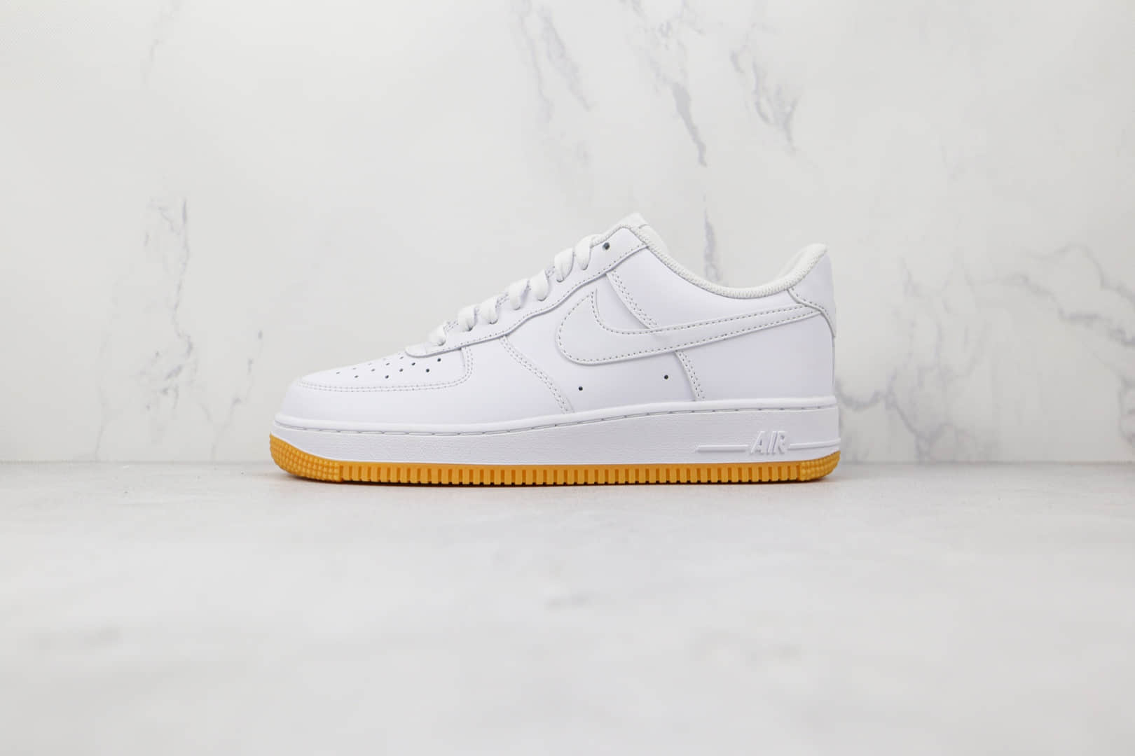 耐克Nike Air Force 1 Low 07纯原版本低帮空军一号白色生胶底板鞋内置气垫 货号:DJ2739-100